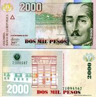 *2000 Pesos Kolumbia 2005-14, P457 UNC - Kliknutím na obrázok zatvorte -